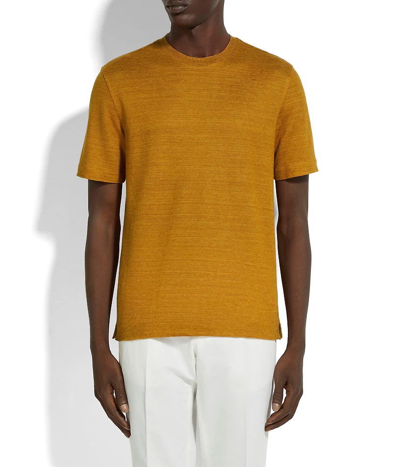 Oasi Lino Crewneck T-Shirt