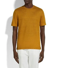 Oasi Lino Crewneck T-Shirt