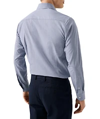 Slim-Fit Mélange Twill Dress Shirt