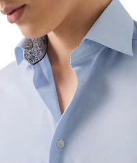 Contemporary-Fit Paisley Effect Dress Shirt