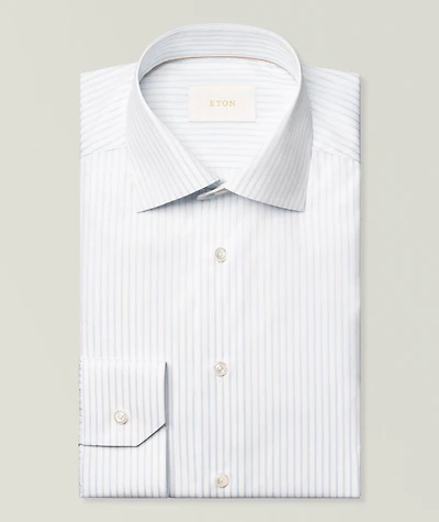 Contemporary-Fit Elevated Stripe Dress Shirt