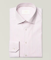 Slim-Fit Elevated Stripe Dress Shirt
