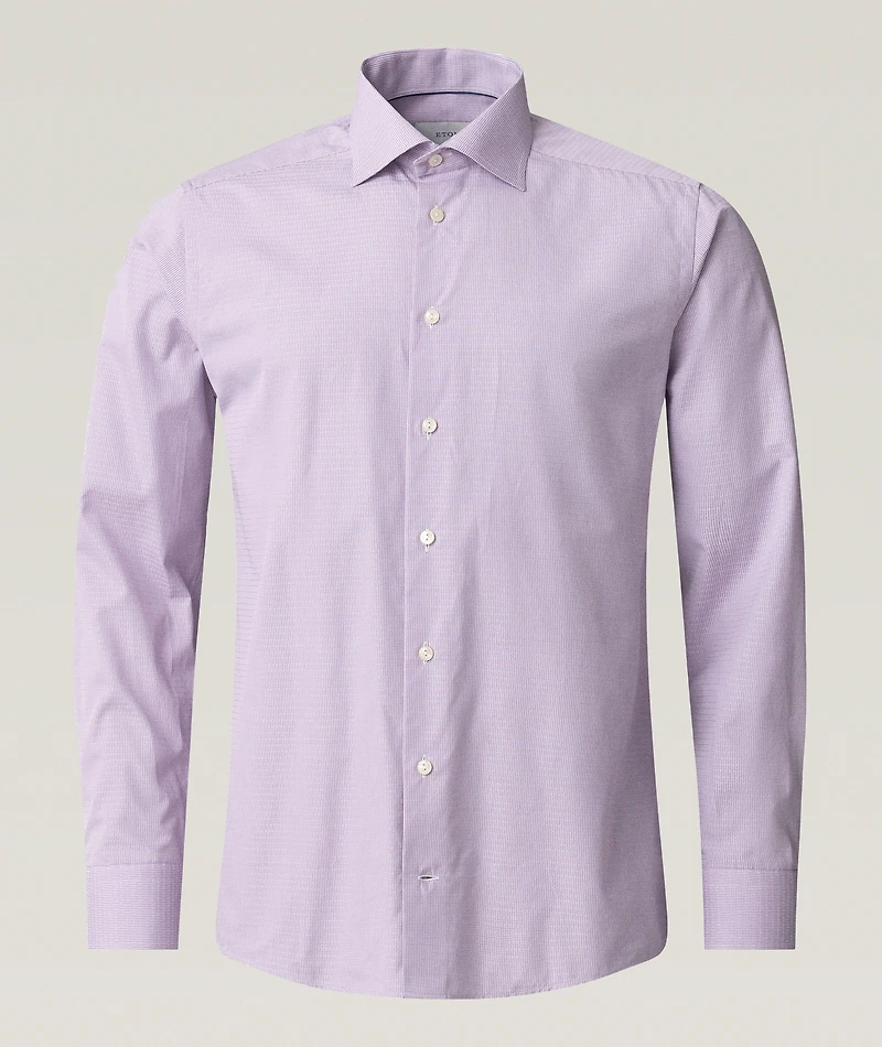 Slim-Fit Dobby Dress Shirt