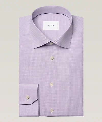 Slim-Fit Dobby Dress Shirt