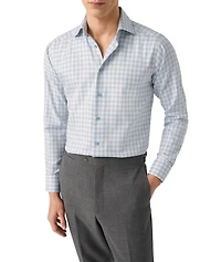 Slim-Fit Check Dress Shirt