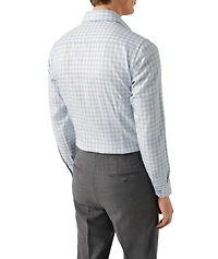 Slim-Fit Check Dress Shirt