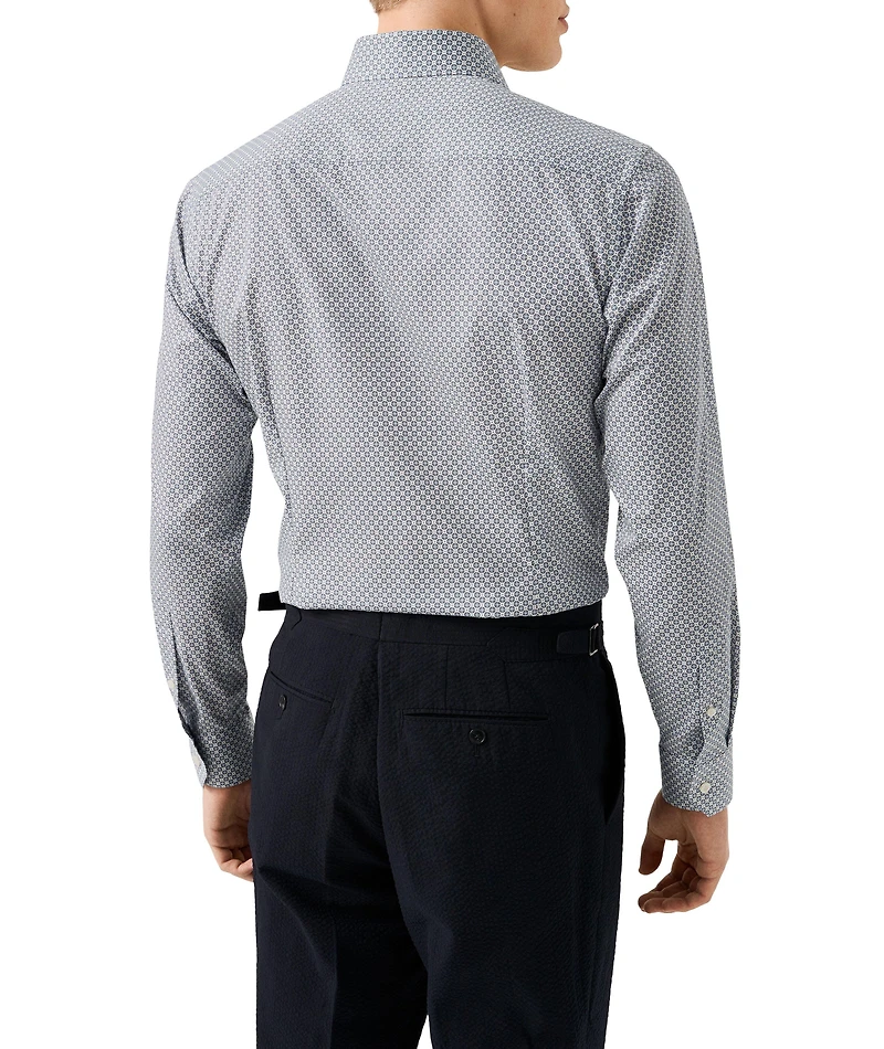Slim-Fit Medallion Signature Twill Dress Shirt