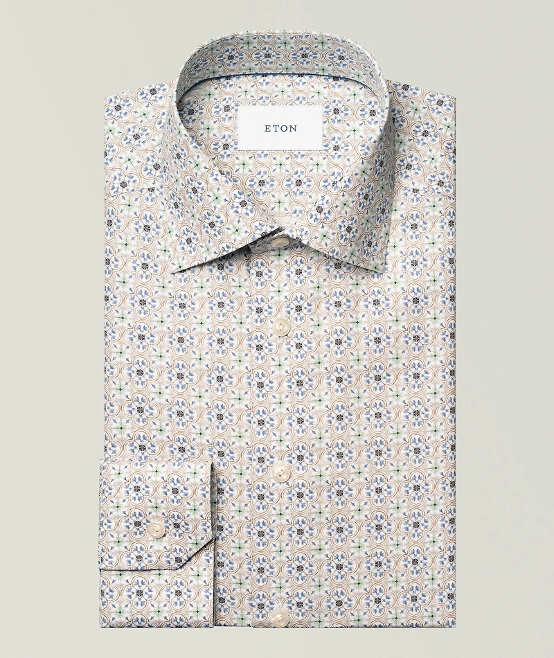 Slim-Fit Cotton Tencel Lyocell Shirt