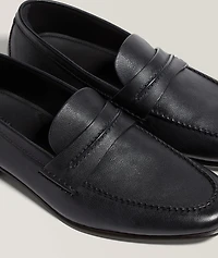 Natural Grain Leather Mocassin Loafer