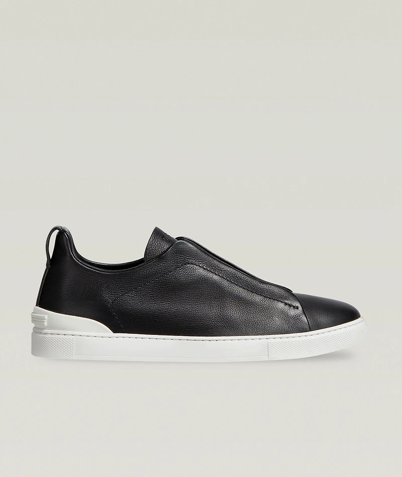 Triple Stitch SECONDSKIN Leather Sneakers