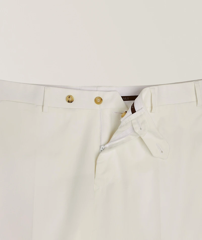 Kei Stretch-Cotton Dress Pants