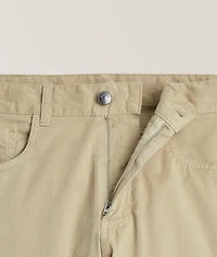 Stretch-Cotton Five-Pocket Pants