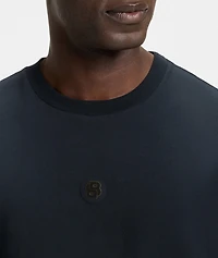 Double-B Monogram Stretch-Cotton T-Shirt