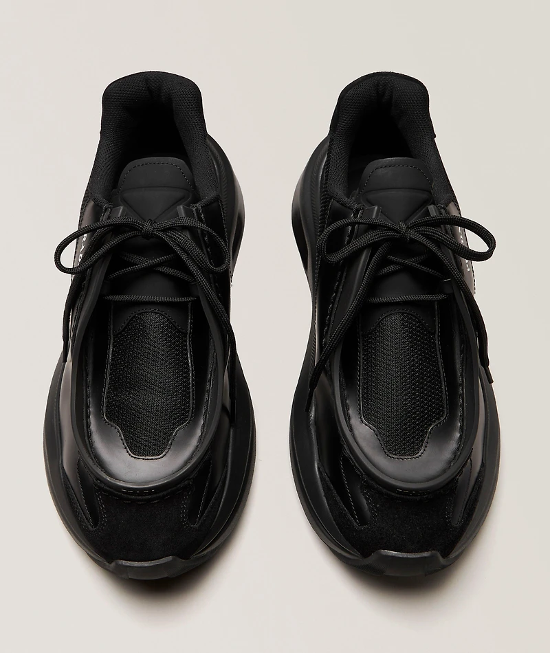 Systeme Brushed Leather Sneakers