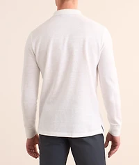 Linen-Cotton Piqué Polo