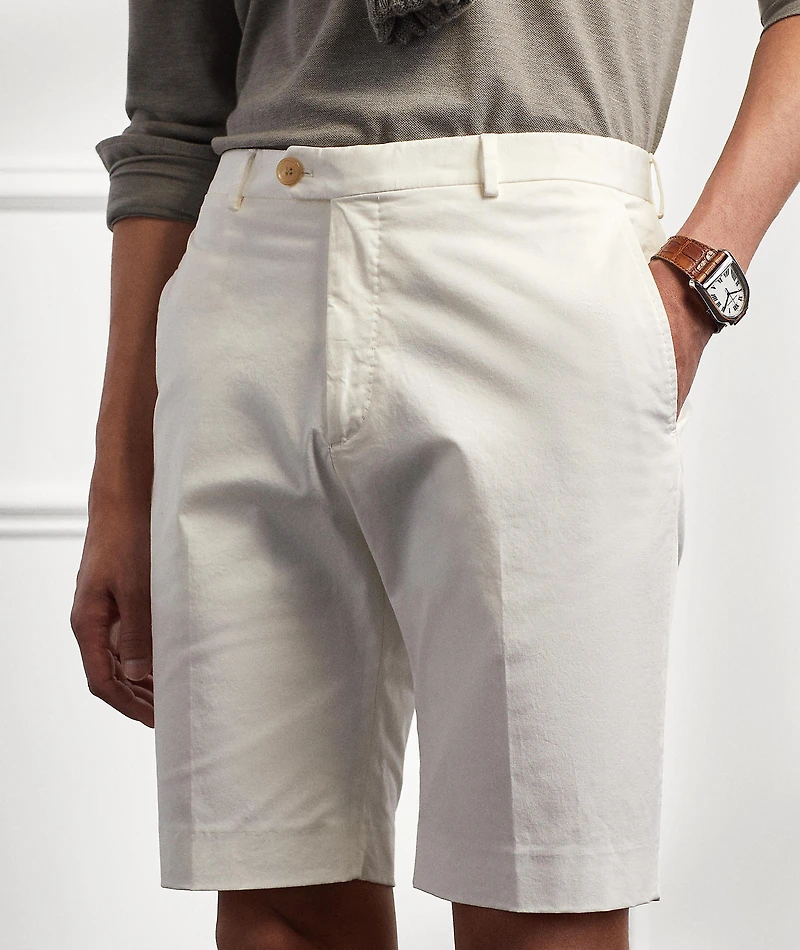 Slim-Fit Stretch-Cotton Chino Shorts