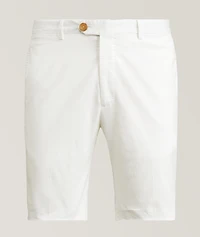 Slim-Fit Stretch-Cotton Chino Shorts