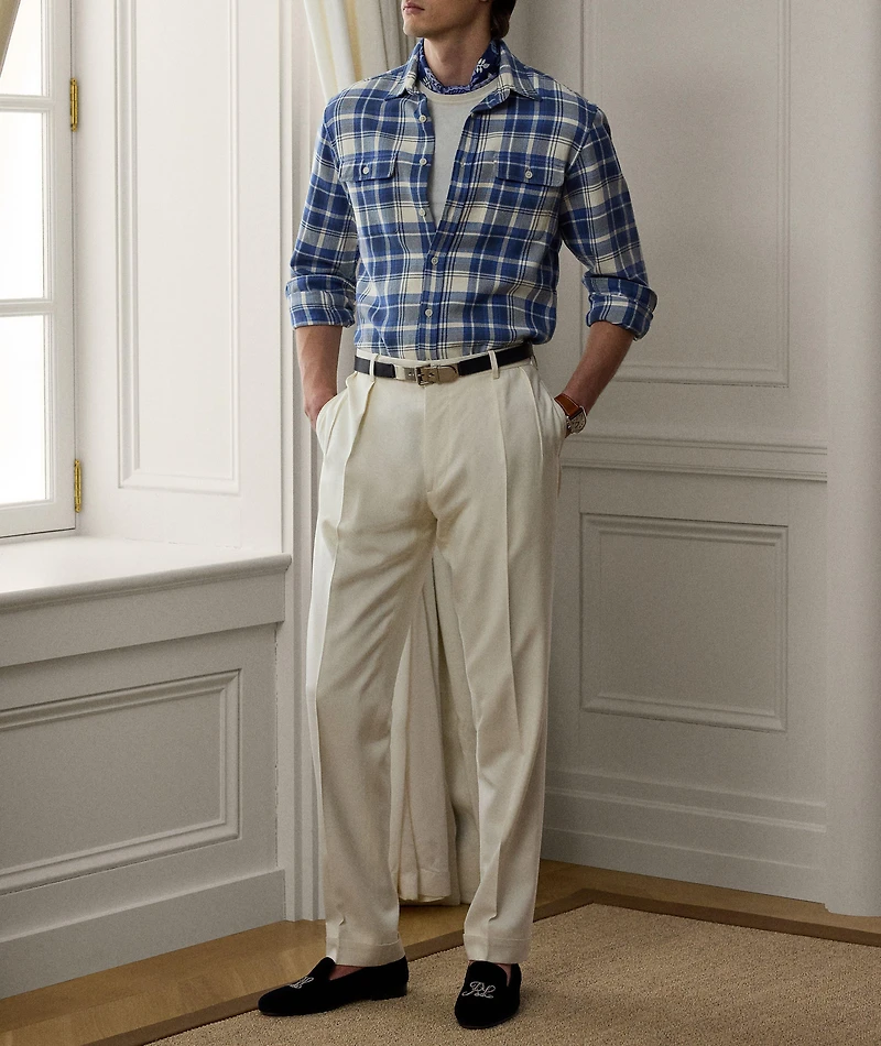 Cooper Plaid Cotton Twill Shirt