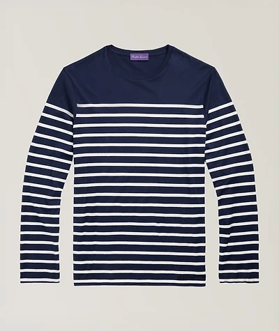 Striped Crewneck T-Shirt