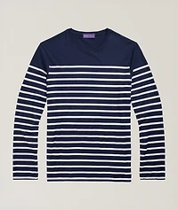 Striped Crewneck T-Shirt