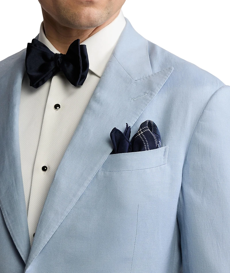 Plaid Mulberry Silk Pocket Square