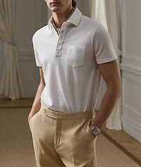 Slim-Fit Washed Piqué Polo