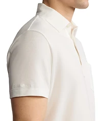 Slim-Fit Washed Piqué Polo