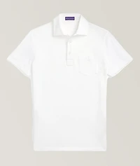 Slim-Fit Washed Piqué Polo