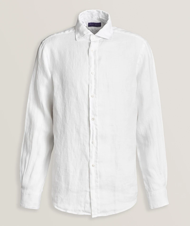 Aston Basketweave Linen Sport Shirt