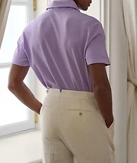 Slim-Fit Washed Piqué Polo