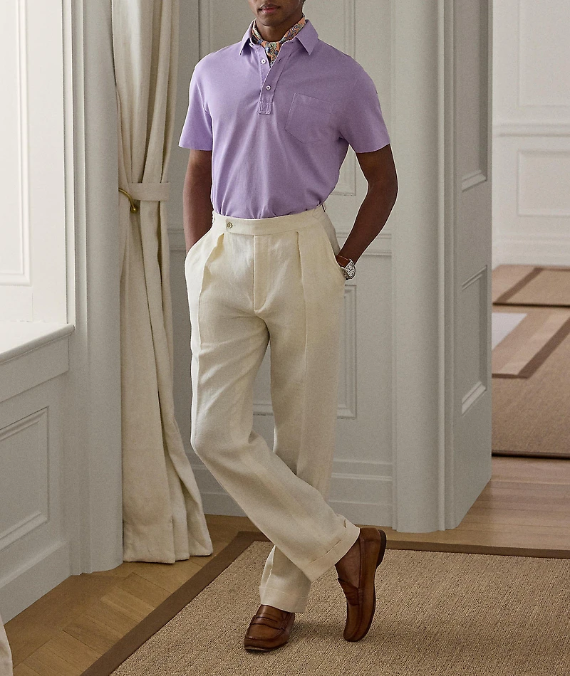Slim-Fit Washed Piqué Polo