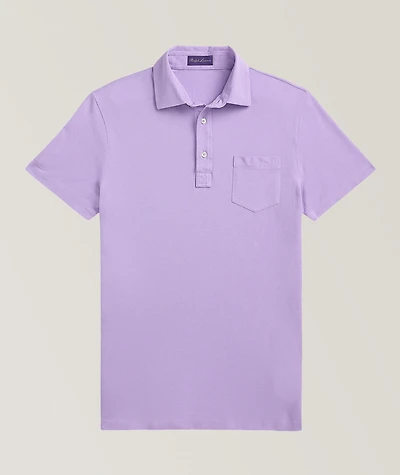 Slim-Fit Washed Piqué Polo
