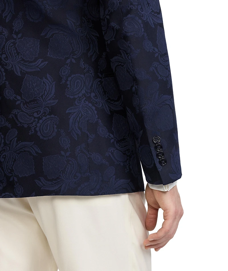 Kent Hand-Tailored Paisley Tuxedo Jacket