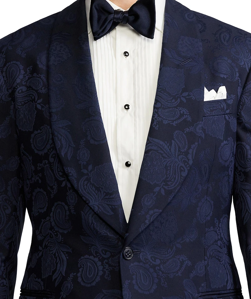 Kent Hand-Tailored Paisley Tuxedo Jacket