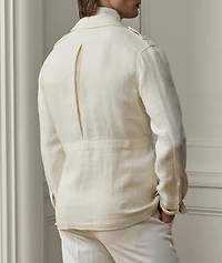 Hand-Tailored Linen-Blend Jacket