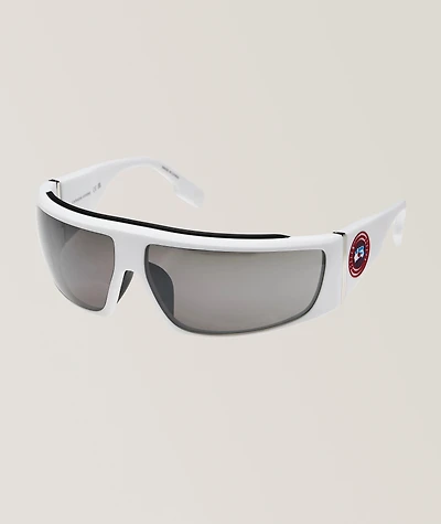 Summit Mirrored Rectangular Sunglasses 