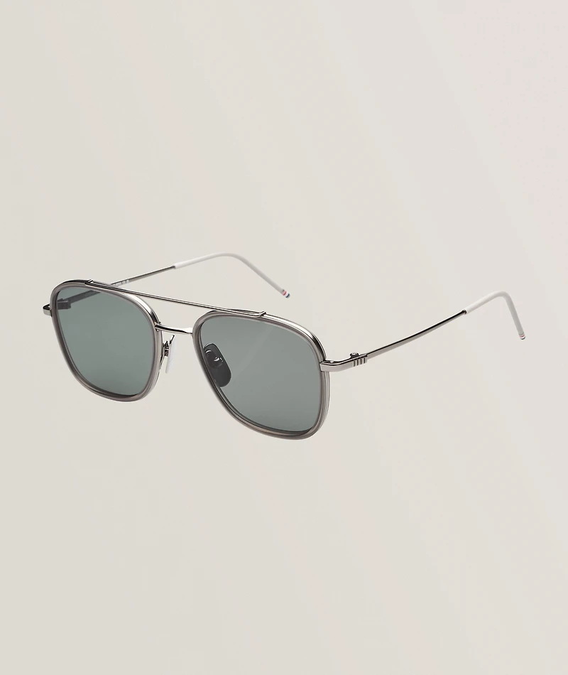 Rectangular Aviator Sunglasses