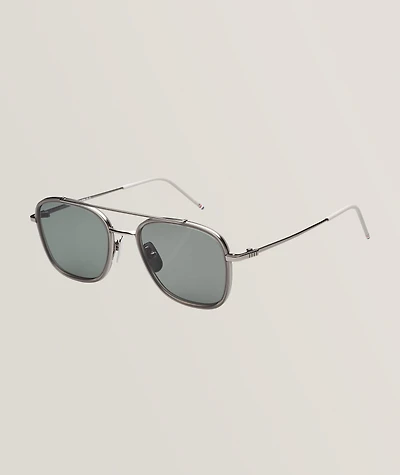 Rectangular Aviator Sunglasses