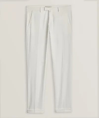 Cotton-Lyocell Blend Stretch Chinos