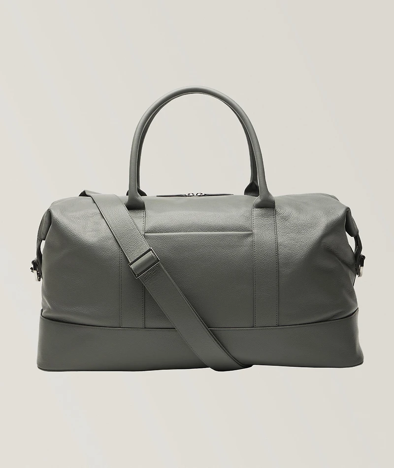 Kelowna Pebble-Grain Leather Duffle Bag