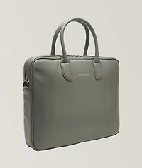 Lesage Pebble-Grained Leather Briefcase 