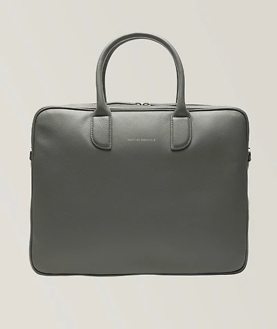 Lesage Pebble-Grained Leather Briefcase 