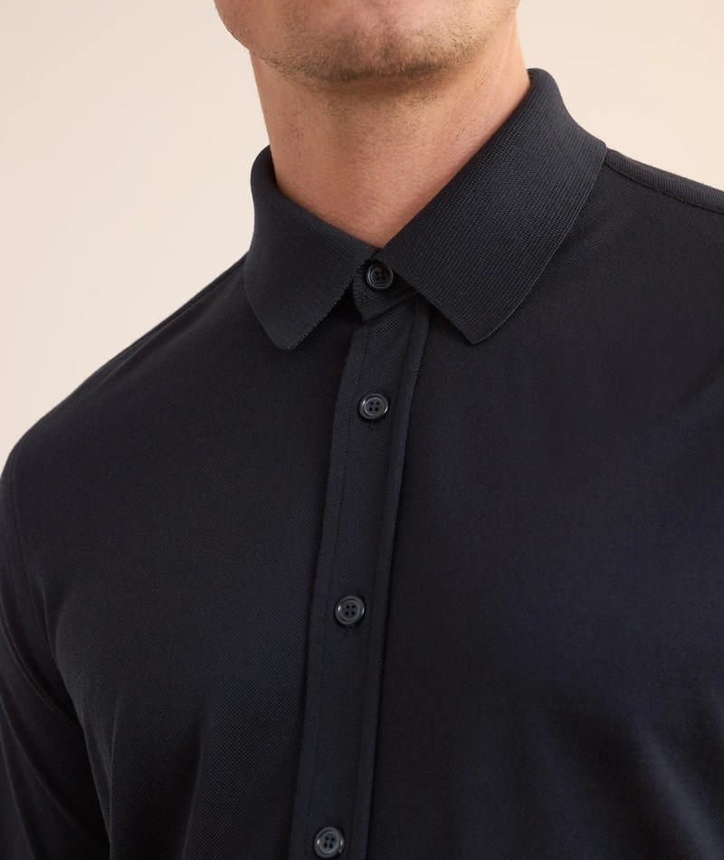 Silk Piqué Shirt