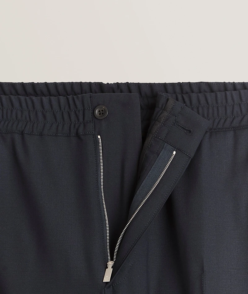 Stretch-Wool Joggers