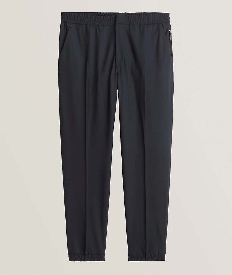 Stretch-Wool Joggers