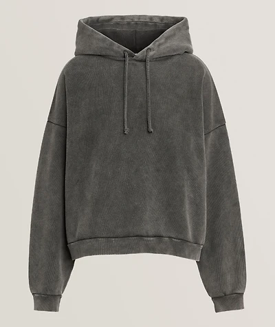 Garment-Dyed Cotton Logo Hooded Sweater