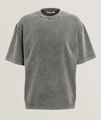 Garment-Dyed Cotton Logo T-Shirt