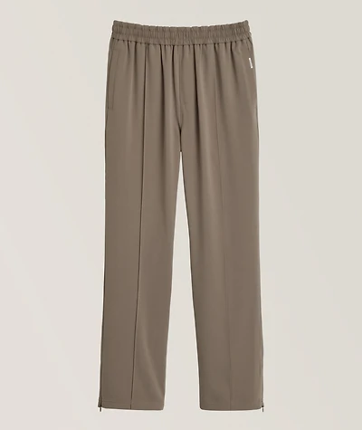 Pleated Initial Track Pants
