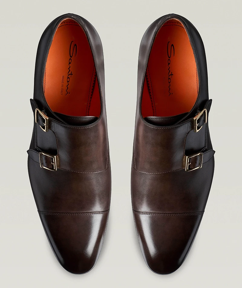 Carter Leather Monkstraps