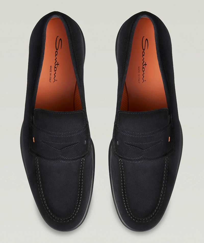 Easy Suede Penny Loafers